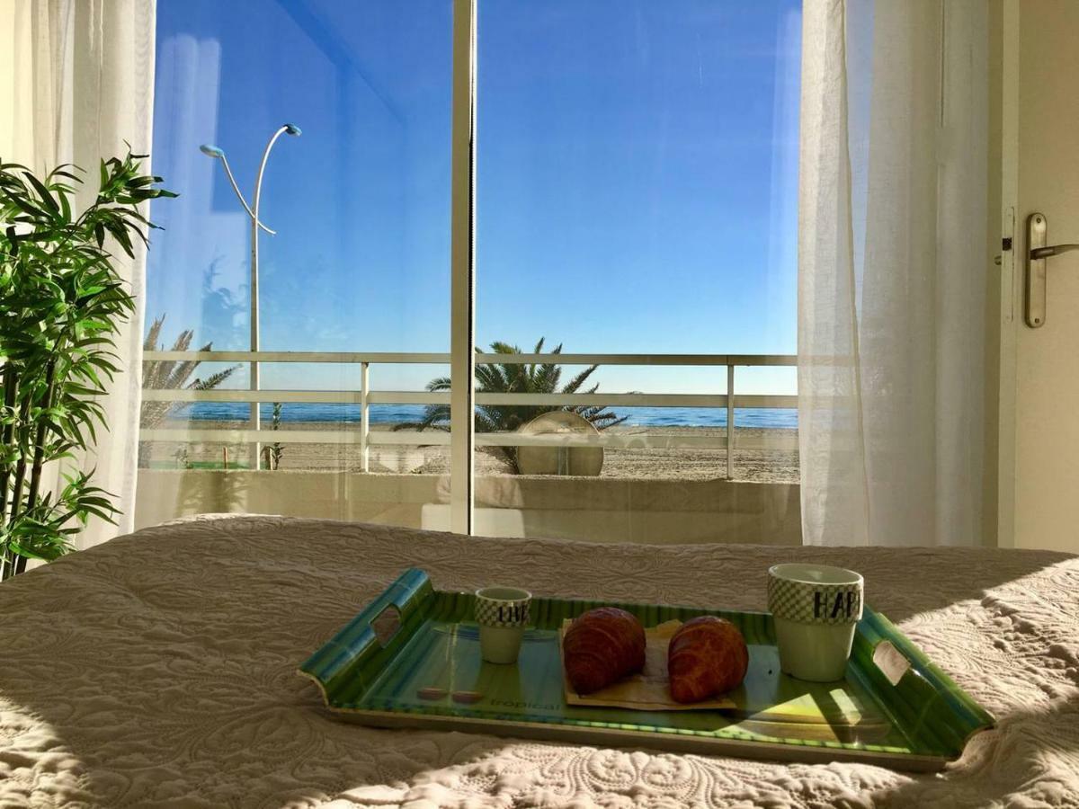 "Plage" Splendide Vue Mer Depuis La Chambre Et Le Salon Cuisine, 20M De La Plage! Daire Canet-en-Roussillon Dış mekan fotoğraf