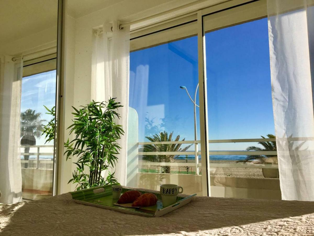 "Plage" Splendide Vue Mer Depuis La Chambre Et Le Salon Cuisine, 20M De La Plage! Daire Canet-en-Roussillon Dış mekan fotoğraf