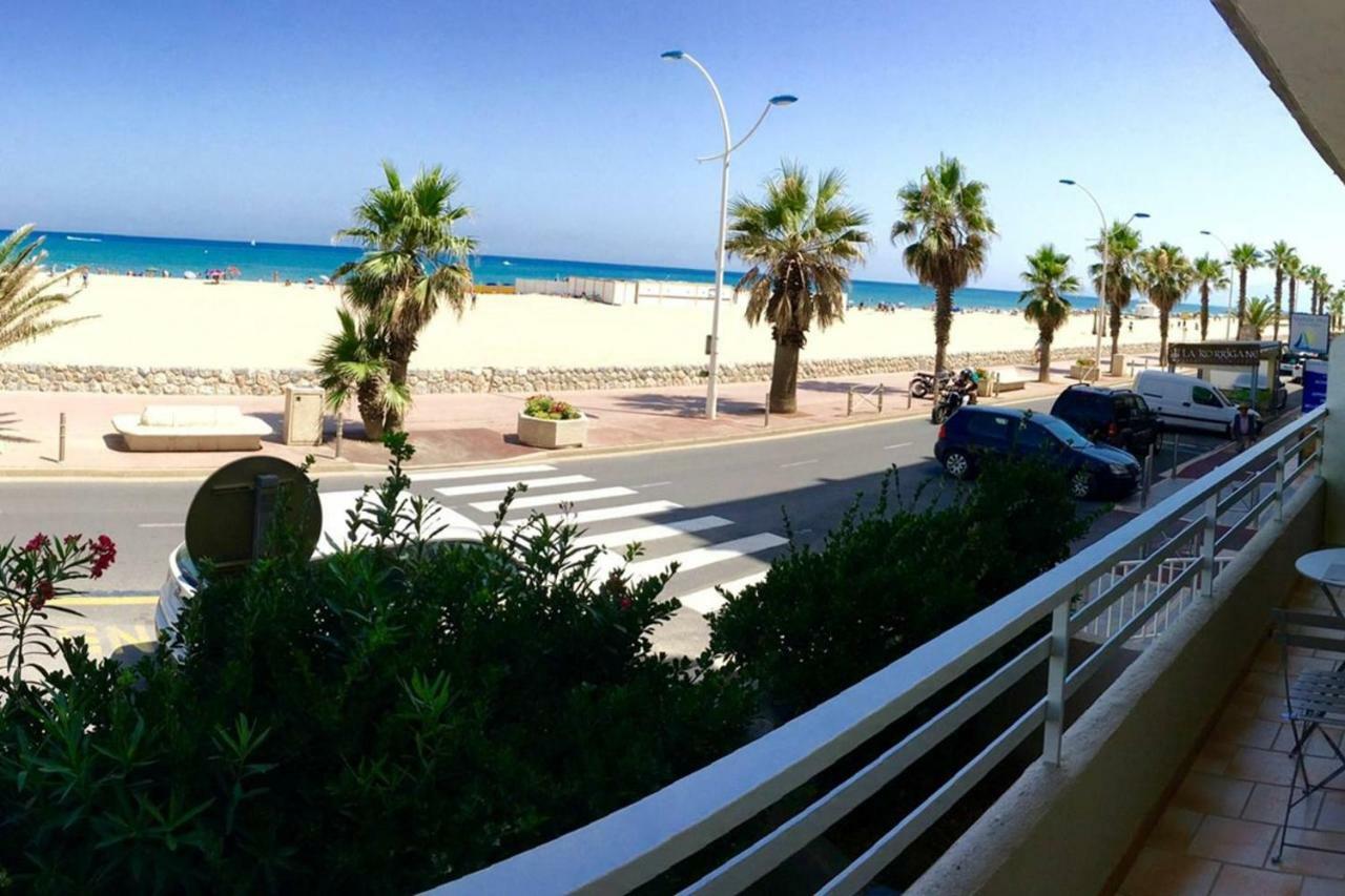 "Plage" Splendide Vue Mer Depuis La Chambre Et Le Salon Cuisine, 20M De La Plage! Daire Canet-en-Roussillon Dış mekan fotoğraf